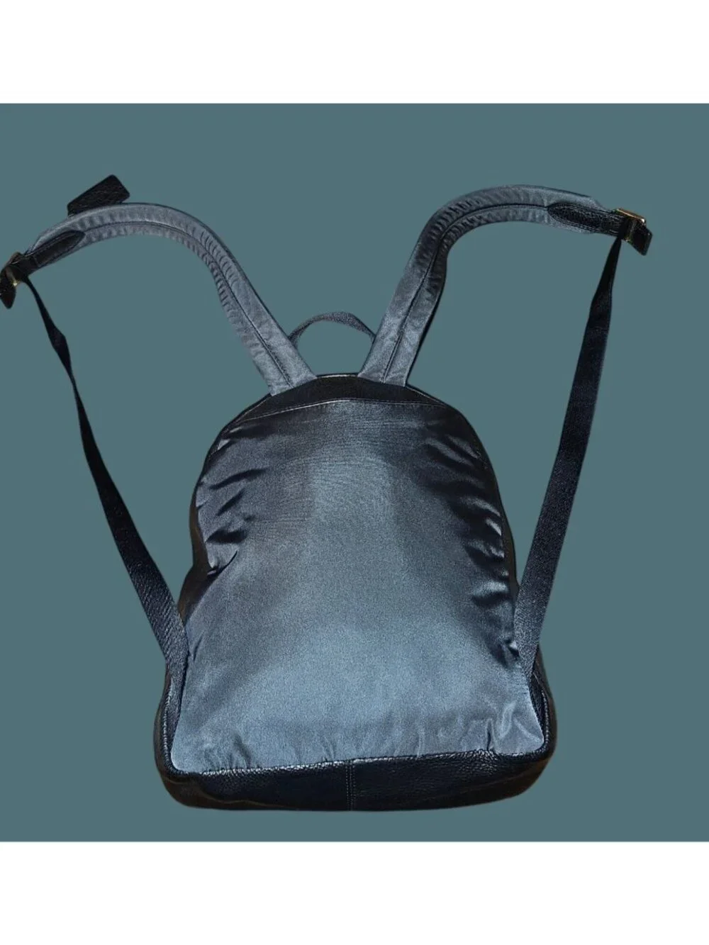 Coach Black Pebbled Leather Medium Charlie Adjustable Straps Backpack
